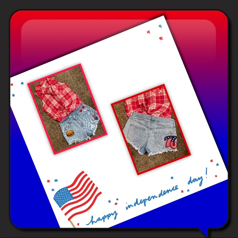 Ohhh SOOOO Cute SZ 6 High Rise Denim Shorts🇺🇸